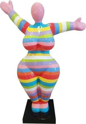 Obrázek produktu pro Abstraktní design Figury 125cm Sochy Zahradní obývací pokoj Umělecké sochy XXL Nové