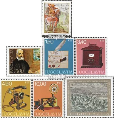 Produktbild von Briefmarken Jugoslawien 1978 Mi 1714-1715,1716-1719,1720 (kompl.Ausg.) postfrisch Todestag Julije Klovic