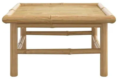Image de Table de jardin en bambou - Table d'extérieur - Bambou naturel - 65x55x30 cm - Petite table d'appoint basse - Marron