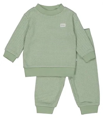 Produktbild von Feetje Waffel Pyjama Green Melange Gr. 110