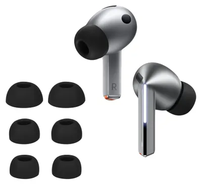 Produktbild von kwmobile 6x Polster kompatibel mit Samsung Galaxy Buds 3 Pro / Galaxy Buds 4 Pro - 3 Größen - Silikon Ohrstöpsel In-Ear Kopfhörer