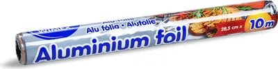 Produktbild von 10x Alufolie 28,5 cm x 10 m 8,5 my einzeln verpackt