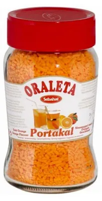 Produktbild von Sebahat Oraleta Instantgetränk (Granulat) mit Orangenaroma - Instant Oralet Cayi (220g)