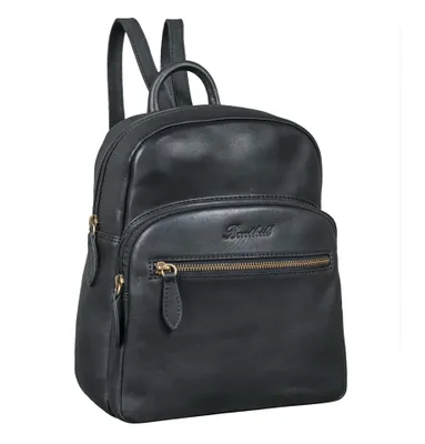 Produktbild von Benthill Rucksack Echt Leder Echt-Leder - Kurierrucksack Fahrradrucksack Trekkingrucksack - Damen Herren Rucksack - Lederrucksack