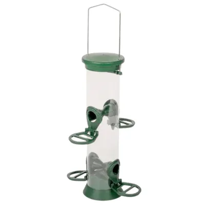 Produktbild von Futtersäule Kunststoff groß, grün Ø 16, Höhe 45 cm