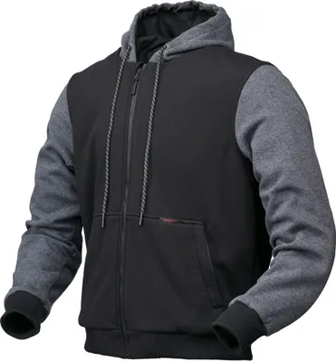 Obrázok produktu pre Modeka Jamey, motocyklová mikina so zipsom, čierna/sivá, veľkosť M