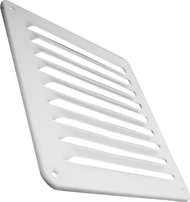 Produktbild von Lüftungsgitter LG-2020 W Lamellengitter Alu Weiss 195 x 195mm Zuluft Abluftgitter