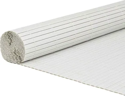 Zdjęcie produktu dla vidaXL Ogrodzenie ogrodowe dwustronne białe 1,8x3 m PVC