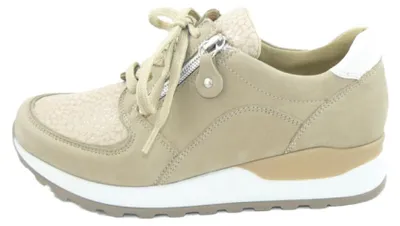 Produktbild von Waldläufer - Hiroko-Soft - Damenschnürer - Giraffestr.Porto corda - Weite H H64007500094 (4,0/grau beige)