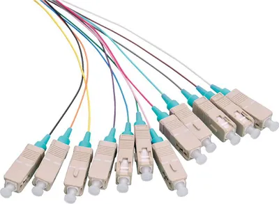 Imagen del producto de LOGON PROFESSIONAL LFP025, 2 metros, fibra óptica OM3, conector SC, pigtail