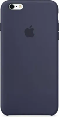 Image de Coque arrière en silicone Apple pour iPhone 6 / 6s - Bleu nuit