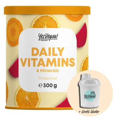 Produktbild von YesVegan® Multivitamin Trinkpulver A-Z Vitamin C Drink 300 g