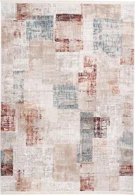 Produktbild von Akropolis 400 Grau / Lachsrosa 200cm x 300cm