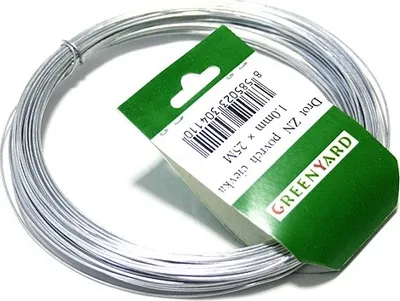 Productafbeelding van Draad, binddraad, 0,8 mm / 25 meter, verzinkt, merk GREENYARD
