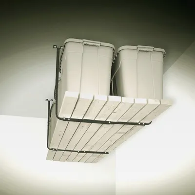 Produktbild von 10 86,4 x 66 cm Verstellbare Garagen-Deckenhalterung Lagerregal Kit – Hammertone