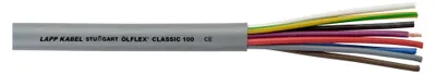 Image de Câble deLAPP ÖLFLEX CLASSIC 100, 2 x 0,75 mm², gris, 100214-100, 100 m