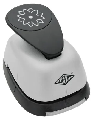 Produktbild von Wedo 168443 Motivlocher Popup Maxi Blüte, 3D Effekt, Ausstanzung 3,7 x 3,7 cm, A