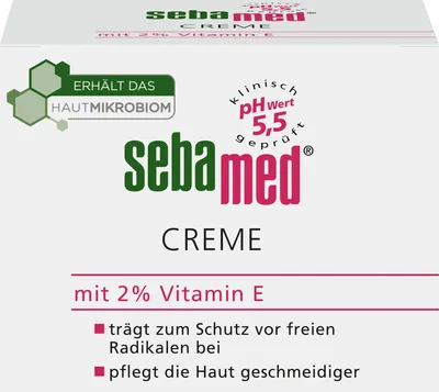 Image de crème sebamed avec 2 % de vitamine E, 75 ml de crème