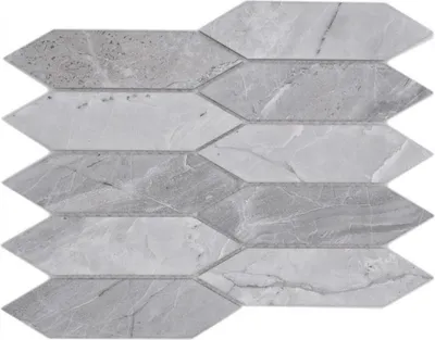 Produktbild von Mosani MOS13-L0206, Mosaik, Keramik, Grau, Drinnen, Rechteck