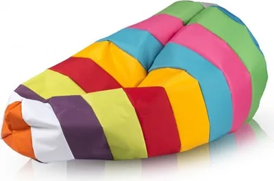 Produktbild von Sessel Sitzsack Beanbag Sitzkissen Sako  Mix - 110x70cm - Gürtel