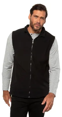 Imagen del producto de Chaleco de forro polar para hombre, talla grande, color