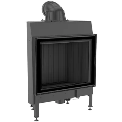 Immagine prodotto di Inserto camino in acciaio KRATKI NADIA 13 kW Ø 200 rivestimento nero