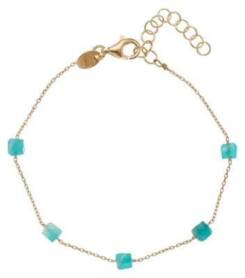 Produktbild von Stylisches vergoldetes Armband mit Amazonit AL2534.01.011