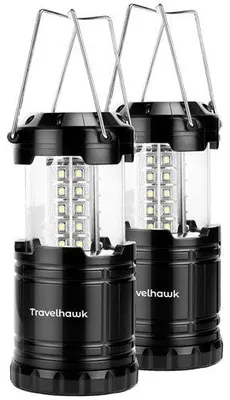 Produktbild von Travelhawk Campinglamp 2 Stuks – LED Tentlamp Batterij