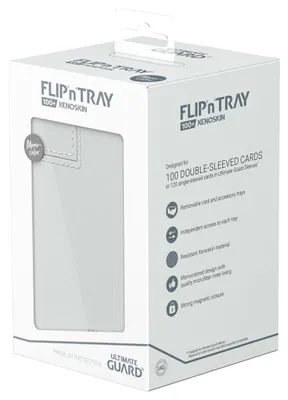 Produktbild von ULTIMATE GUARD Flip‘n‘Tray Xenoskin, Deck-Box, Weiß