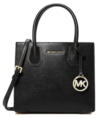 Produktbild von Michael Kors Mercer Messenger Crossbody-Sattelpulver, mittelgroß, Schwarz, Mediu