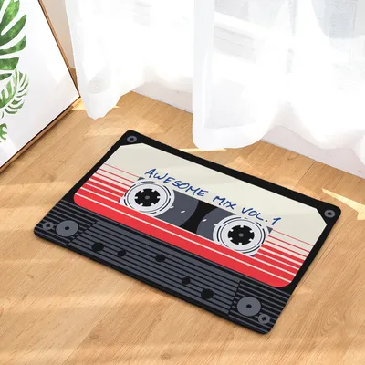 Image de Ruban adhésif Vintage Impression Antidérapant Tapis Absorbant d'Eau Salle de Bain Cuisine (4#)