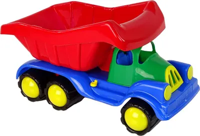 Obrázok produktu pre Farebný sklápač – nákladné auto s prívesom, veľký, 45 cm