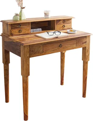 Produktbild von Davenport Büroschreibtisch HEMINGWAY 90cm Sheesham