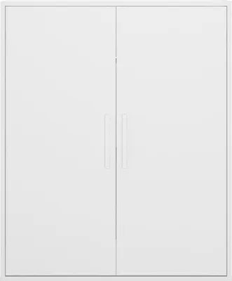 Produktbild von 2-türiger schräger Kleiderschrank - Weiß - ADEZIO