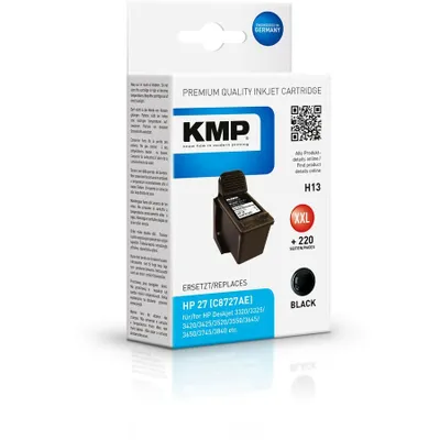 Produktbild von KMP H13 Tintenpatrone schwarz kompatibel mit HP C 8727 AE