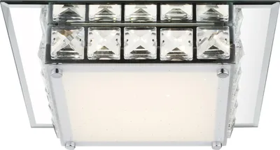 Productafbeelding van Vierkante plafondlamp Margo chroom