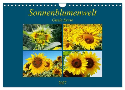 Produktbild von Sonnenblumenwelt (Wandkalender 2027 DIN A4 quer), CALVENDO Monatskalender