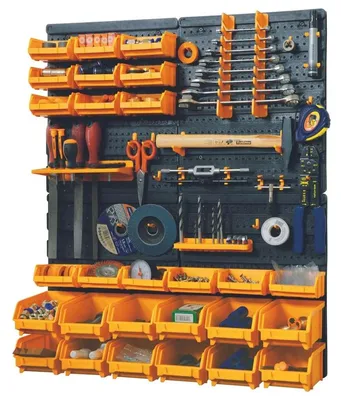 Obrázok produktu pre Panel na náradí s príslušenstvím 73ks, 64 x 18,3 x 77 cm