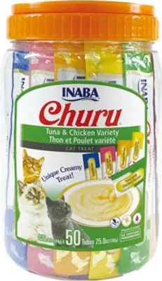 Obrázek produktu pro Churu Cat Vet Diet Purée Tuna&Chicken Varieties 50x14g