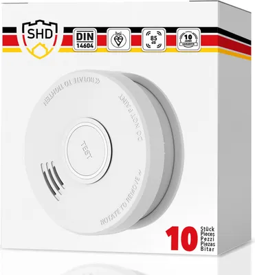 Produktbild von Rauchmelder DOF19 Kunststoff Warnsignal: 85 dB 9V batteriebetrieben
