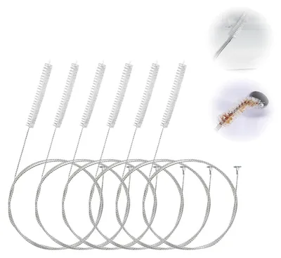 Produktbild von 6 Stück Kühlschrank Reinigungsbürste, Flexible Abflussbürste 100cm, Schlauchbürste Flexible Rohrbürste, Kühlschrank Bürste Lang, Rohrreinigungsbürste Abflussbürste für Aquarien, Schläuche, Strohhalme