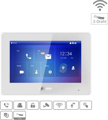 Produktbild von DAHUA DHI-VTH5422HW-W - Monitor - Hybrid DEMO/NFR!