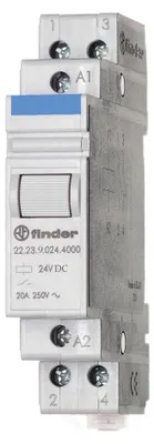 Zdjęcie produktu dla Przekaźnik przemysłowy 1 szt. 22.23.9.012.4000 Napięcie znamionowe: 12 V/DC Prąd przełączania (maks.): 20 A 1 zestyk zwierny, 1 zestyk rozwierny (22.23.9.012.4000)