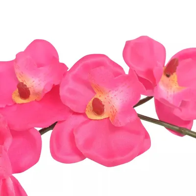 Produktbild von vidaXL Künstliche Orchidee mit Topf 30 cm Rot