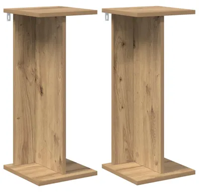 Produktbild von Pflanzenständer 2 pcs Artisan-Eiche 25 x 25,5 x 60,5 cm