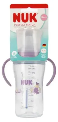 Produktbild von NUK Perfect Match Trinklernflasche 260 ml Hippo ab 6 Monaten