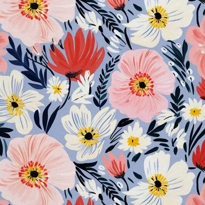 Produktbild von OUTDOOR DEKOSTOFFE OXFORD - Blumen - DX2299