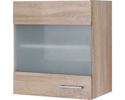 Obrázok produktu pre Kuchynská skrinka horná so sklenenými dvierkami Flex Well Murano/Samoa šírka 50 cm sonoma dub