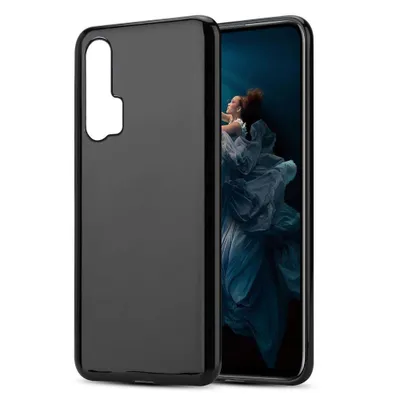 Obrázok produktu pre Cadorabo kryt pre Honor 20 PRO ochranný kryt v čiernom ochrannom TPU silikónovom puzdre