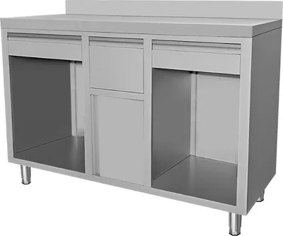 Obrázek produktu pro Pracovní stůl z nerezové oceli 1500x600x1150 mm